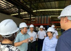 熱烈歡迎新余市水利局局長(zhǎng)謝海峰一行領(lǐng)導(dǎo)蒞臨我司參觀指導(dǎo)！