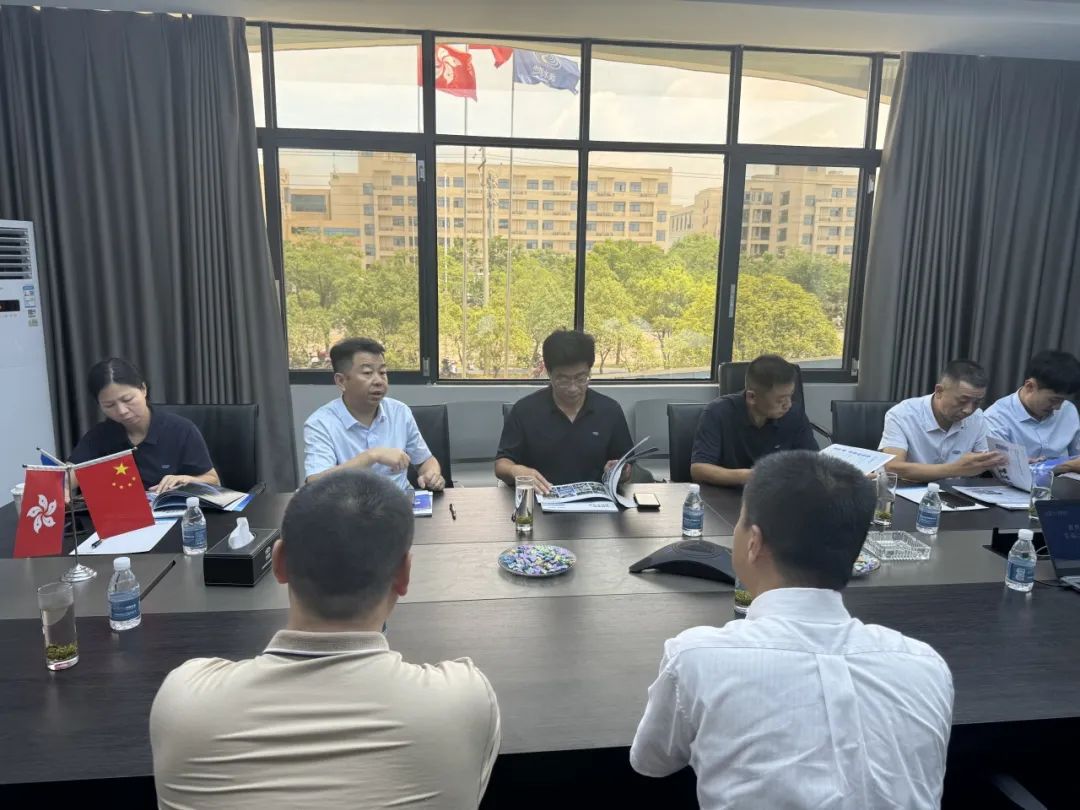 歡迎懷化沅辰水務(wù)范總一行蒞臨我司參觀指導(dǎo)！